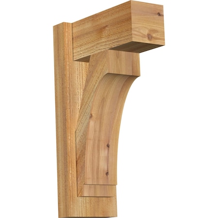 Ekena Millwork Imperial Block Rough Sawn Outlooker, Western Red Cedar, 6"W x 12"D x 20"H OUT06X12X20IMP05RWR